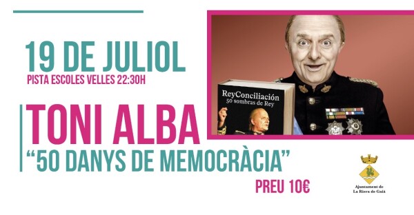 Toni Alba 50 anys de memocràcia